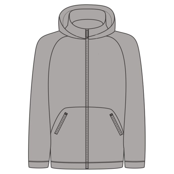 Hoodie with reflective tape Vignette