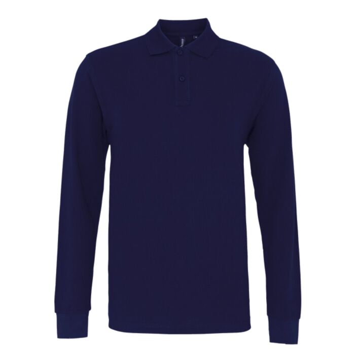Men's classic fit long sleeved polo Vignette