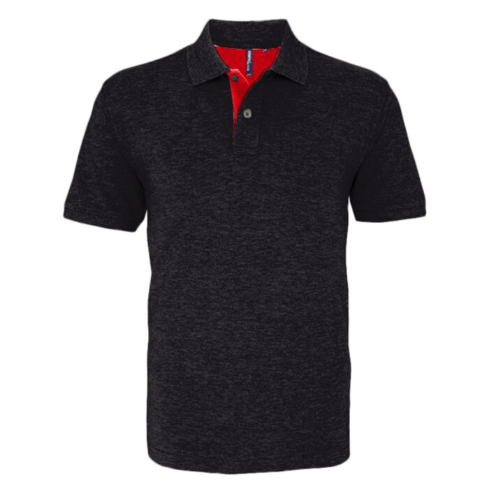 Men's classic fit contrast polo Vignette