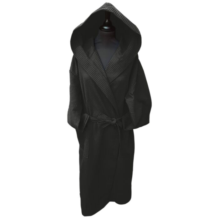 ARTG® waffle bathrobe with hood Vignette