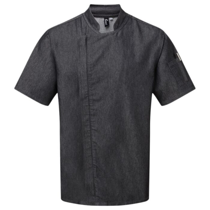 Chef's zip-close short sleeve jacket Vignette