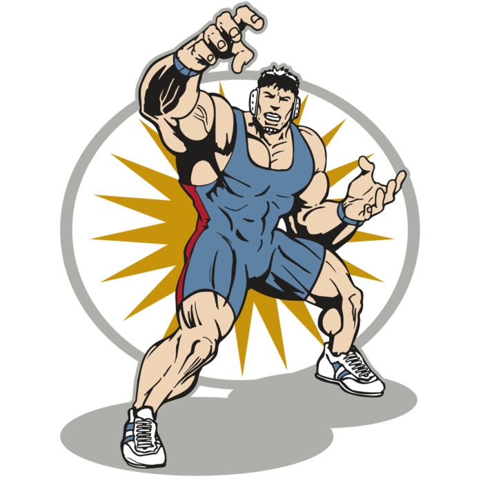 AR WRESTLING MEN 51 RC Vignette