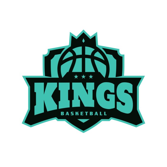 Kings Basketball Logo Template Vignette