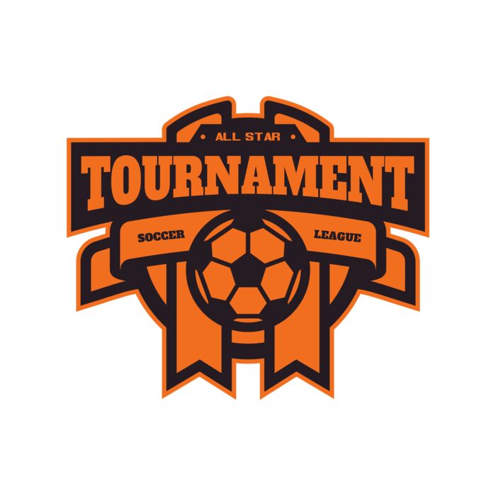 Tournament Soccer league logo template Vignette