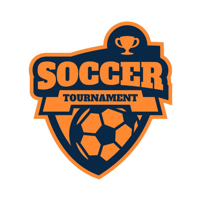 Soccer Tournament league logo template Vignette