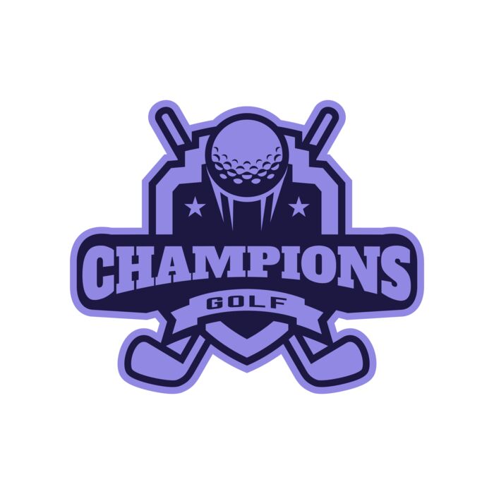 Champions Golf logo template Vignette