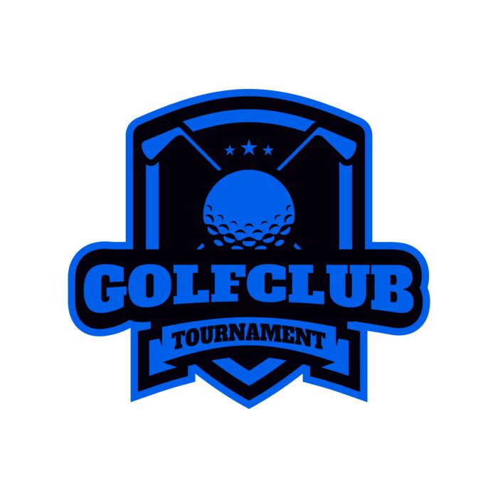 Golf Club Tournament logo template 03 Vignette