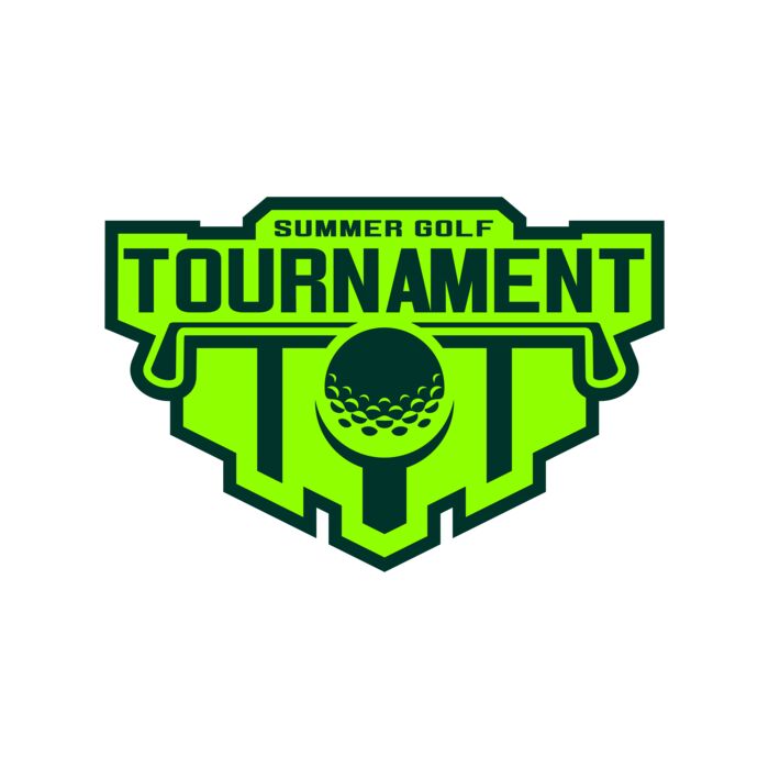Tournament Summer golf logo template Vignette