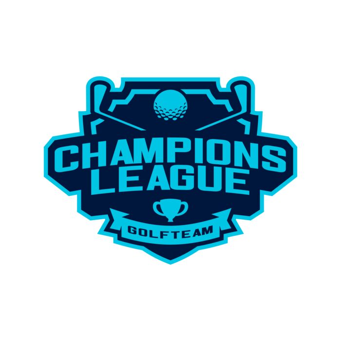 Champions League Golf Team logo template Vignette