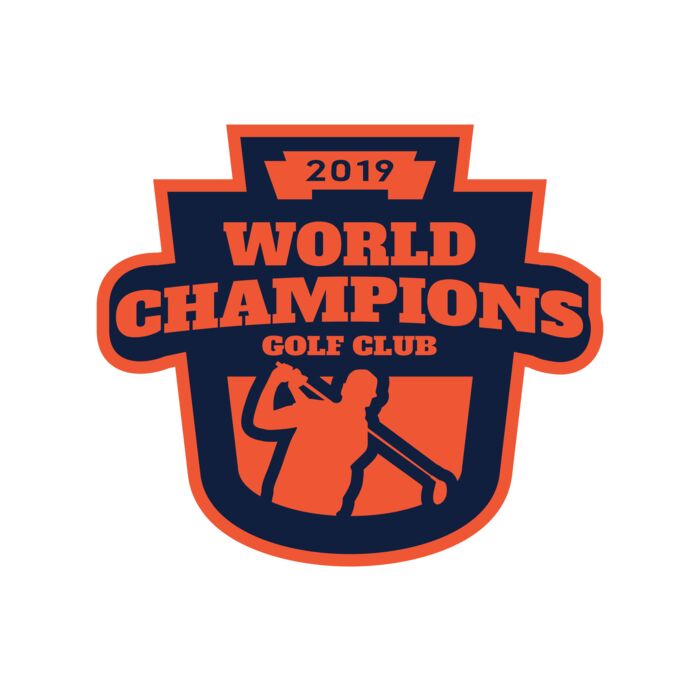 World Champions Golf club logo template Vignette