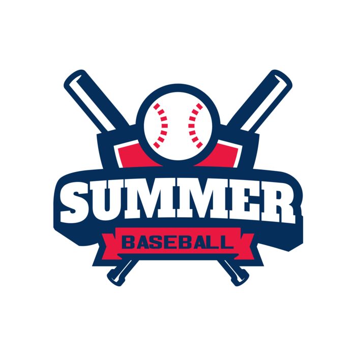 Summer Baseball logo 01 Vignette