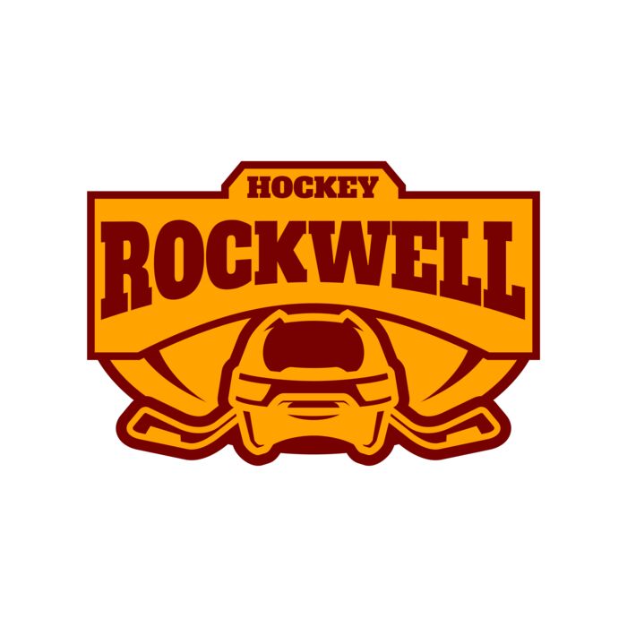 Rockwell Hockey logo template 02 Vignette