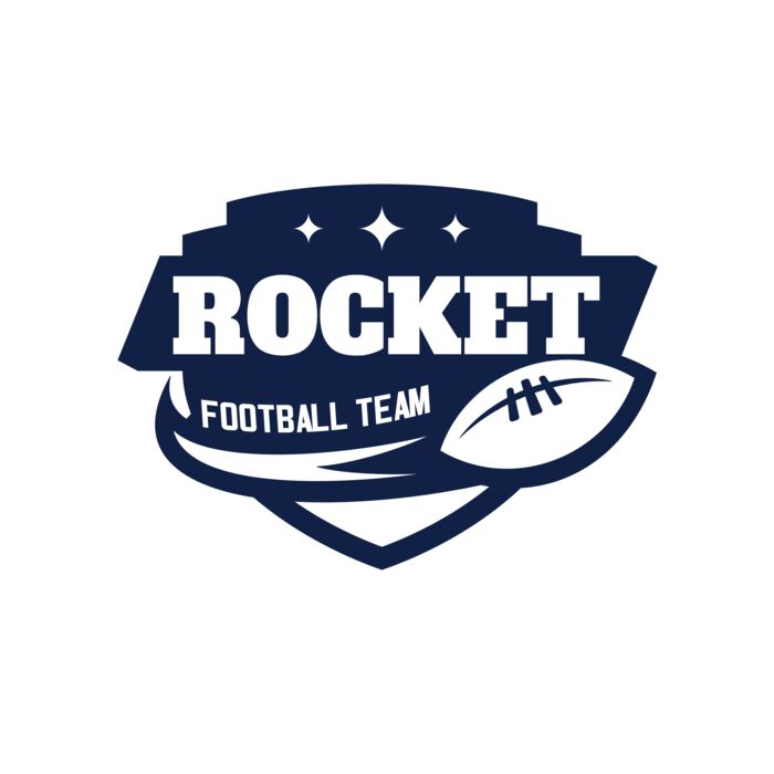 Rocket Football Team logo template Vignette