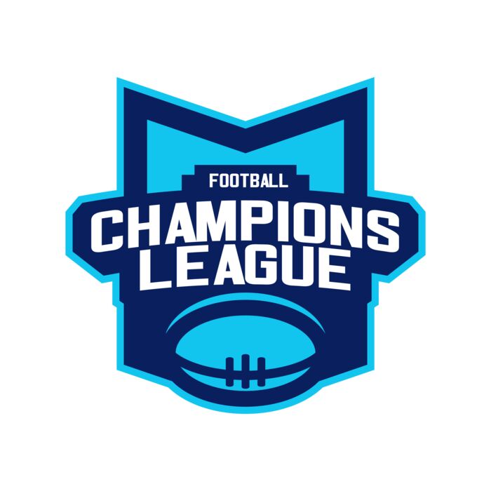 Champions League Football logo template 03 Vignette