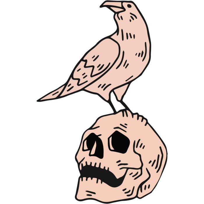 Elements Skulls logo template 15 Vignette