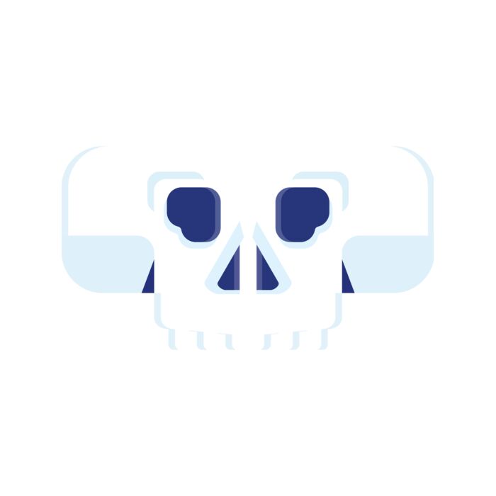 Elements Skulls logo template 21 Vignette