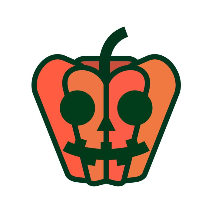 Elements Skulls logo template 27 Vignette