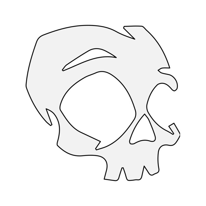 Elements Skulls logo template 33 Vignette