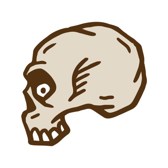 Elements Skulls logo template 54 Vignette