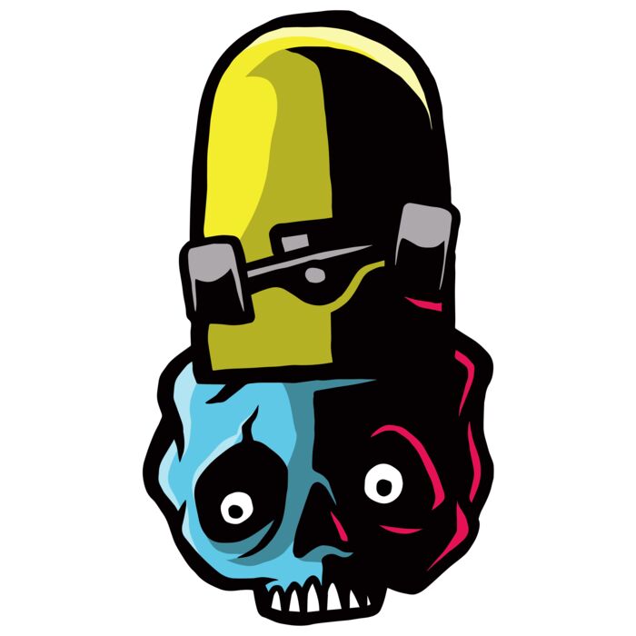 Elements Skulls logo template 105 Vignette