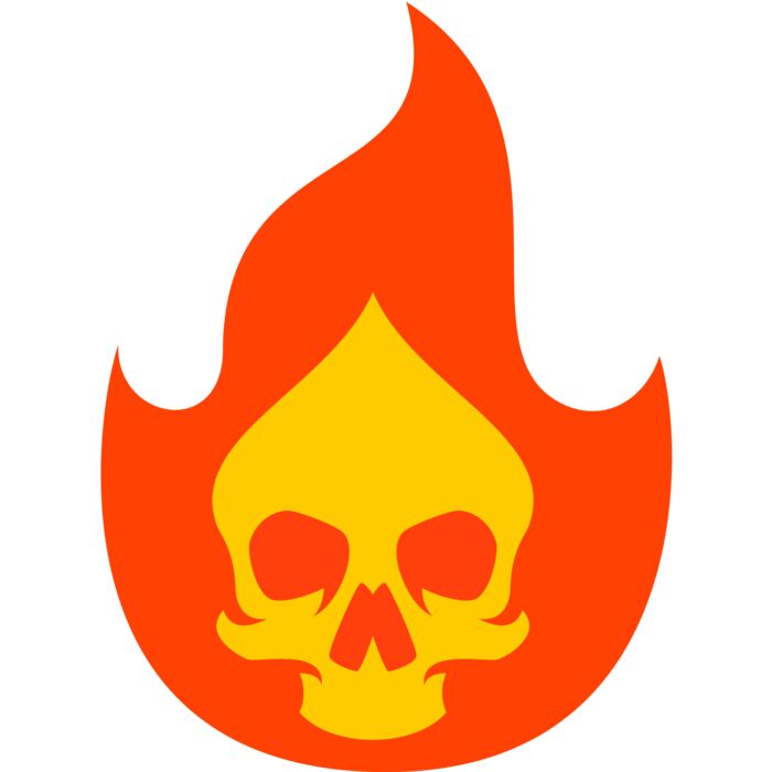 Elements Skulls logo template 110 Vignette