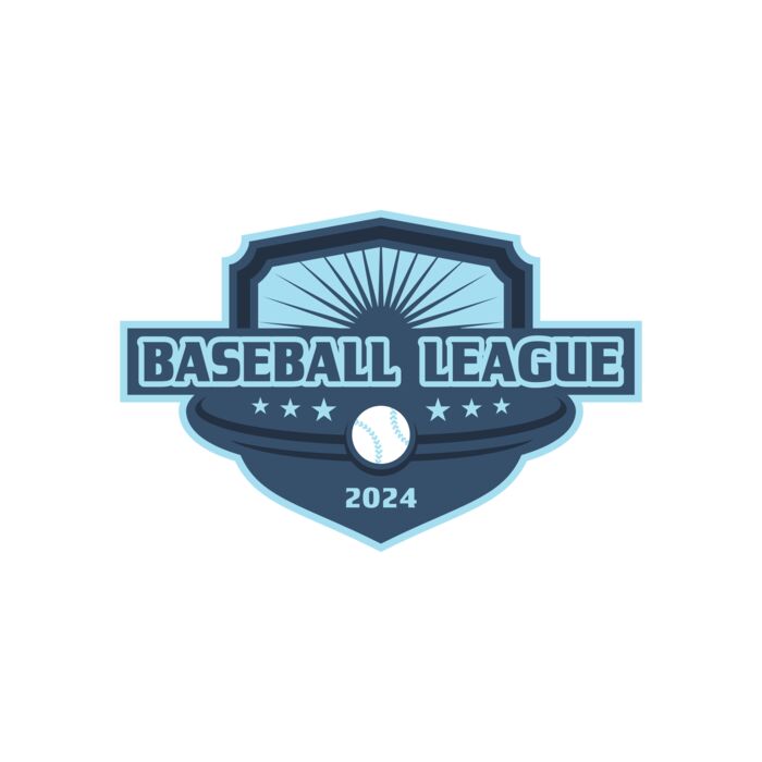 Baseball League Logo 01 Vignette