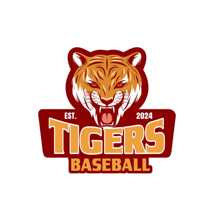 Baseball Tigers Logo 01 Vignette