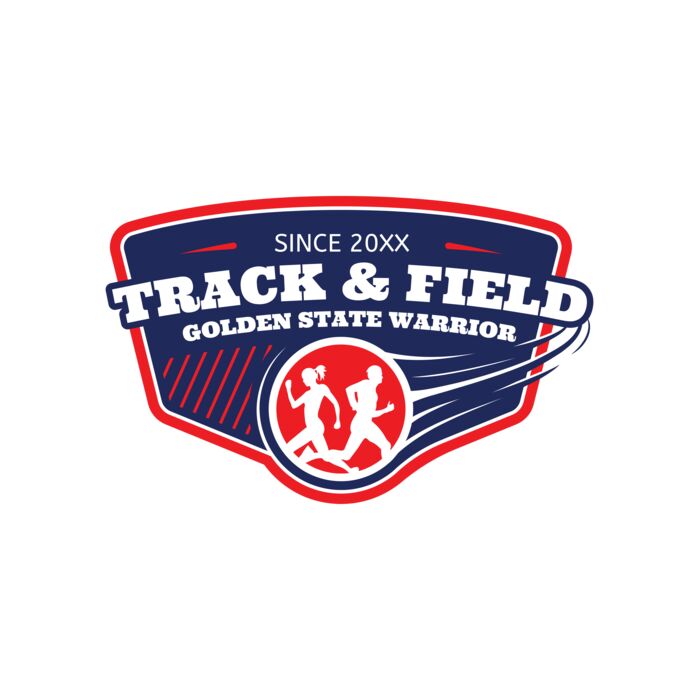 Track & Field Team Logo 01 Vignette