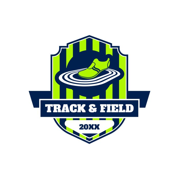 Track and Field Team Logo 02 Vignette