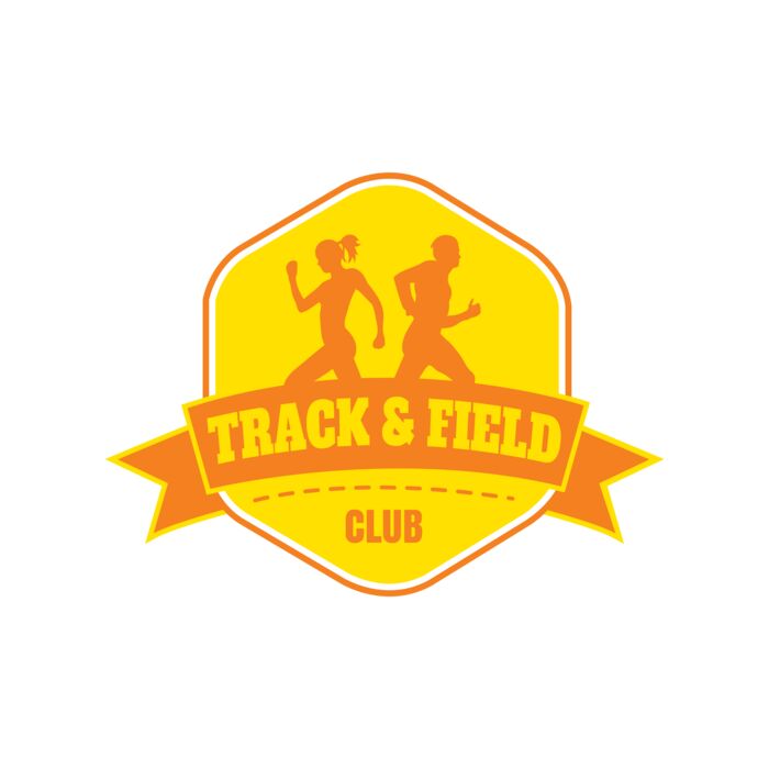 Track & Field Team Logo 05 Vignette