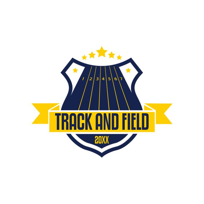 Track & Field Team Logo 06 Vignette