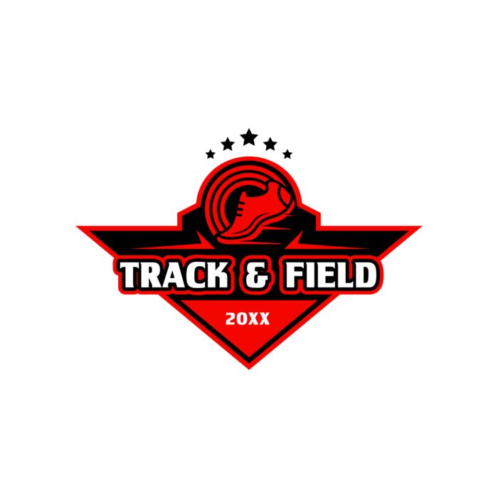 Track & Field Team Logo 07 Vignette