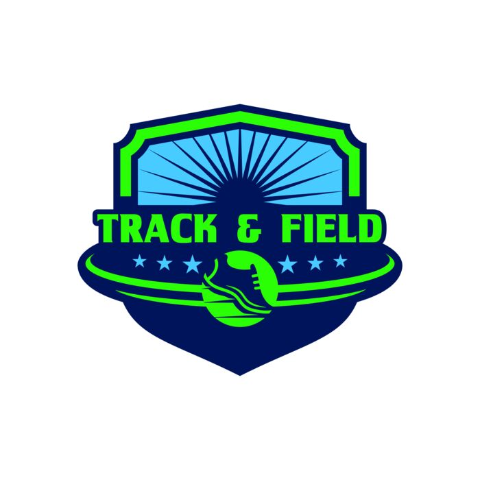 Track & Field Team Logo 12 Vignette