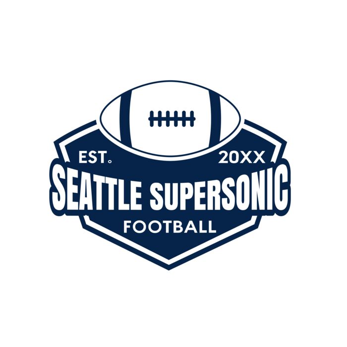 American Football logo 14 Vignette