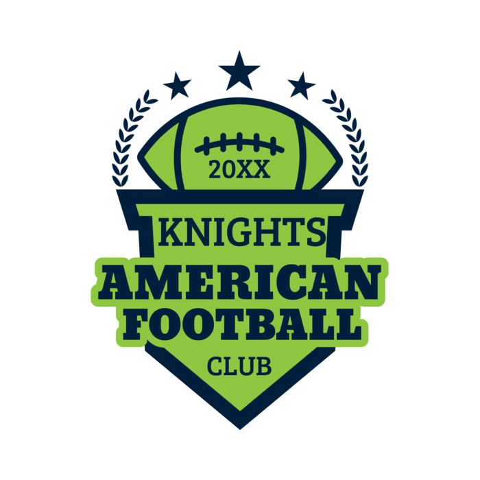American Football logo 17 Vignette