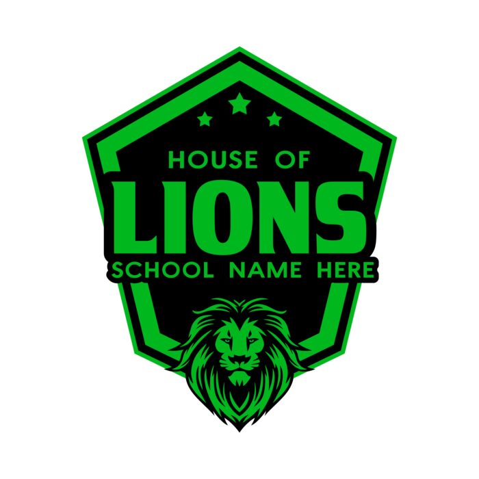 School Lions 13 Vignette