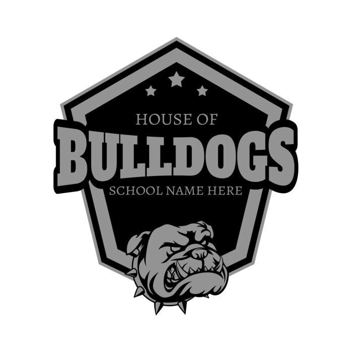 School Bulldog 05 Vignette