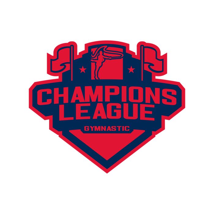 Champions League Gymnastic logo template Vignette