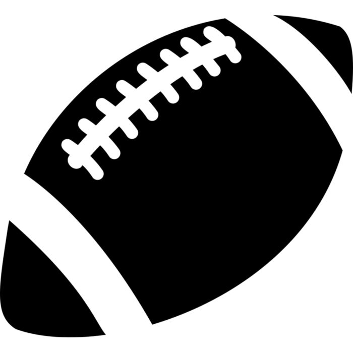 American Football   Clipart 1 Vignette
