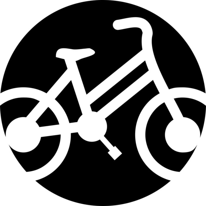 Bicycle   Clipart 5 Vignette