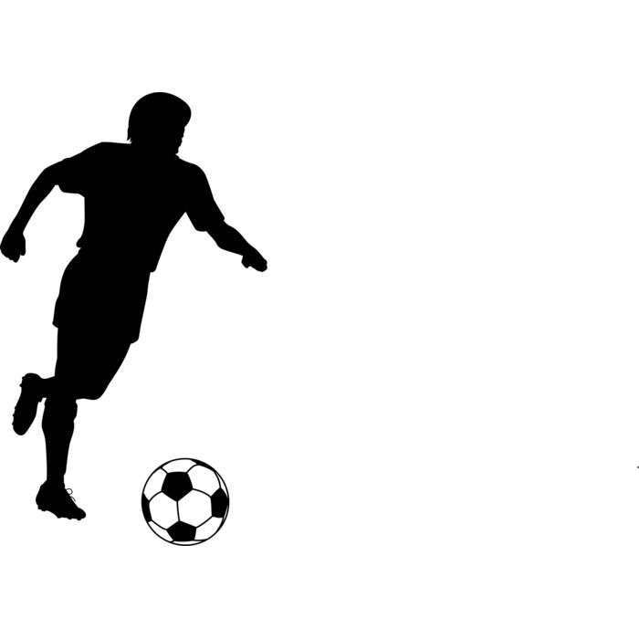 Soccer   Clipart 12 Vignette