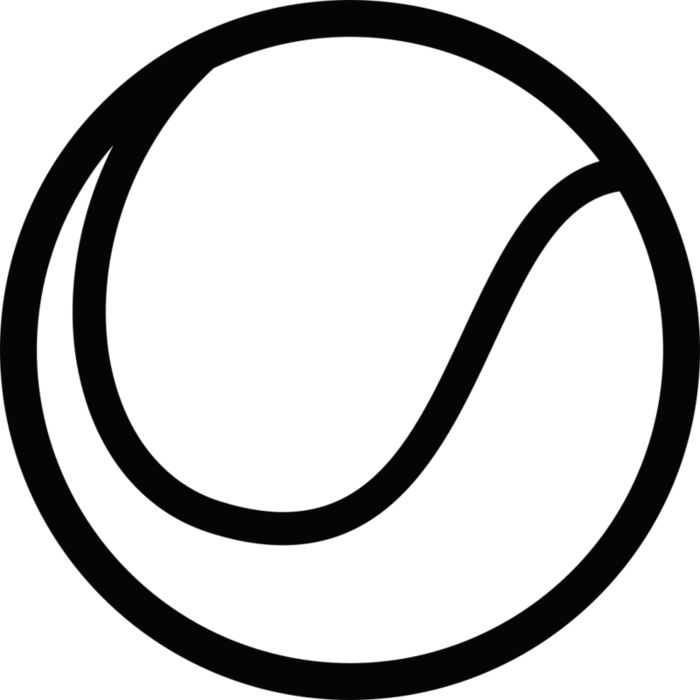 Tennis   Clipart 1 Vignette