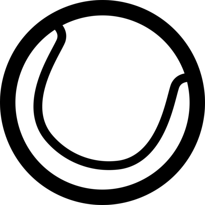 Tennis   Clipart 8 Vignette