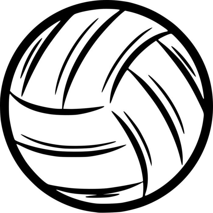 Volleyball   Clipart 14 Vignette