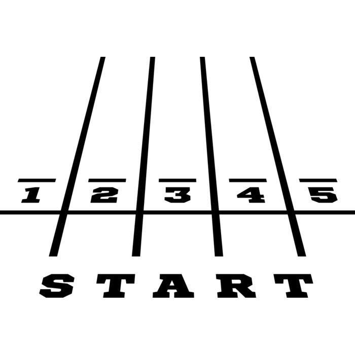 Track Field   Clipart 5 Vignette