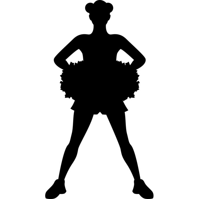 Cheerleading   Clipart 17 Vignette