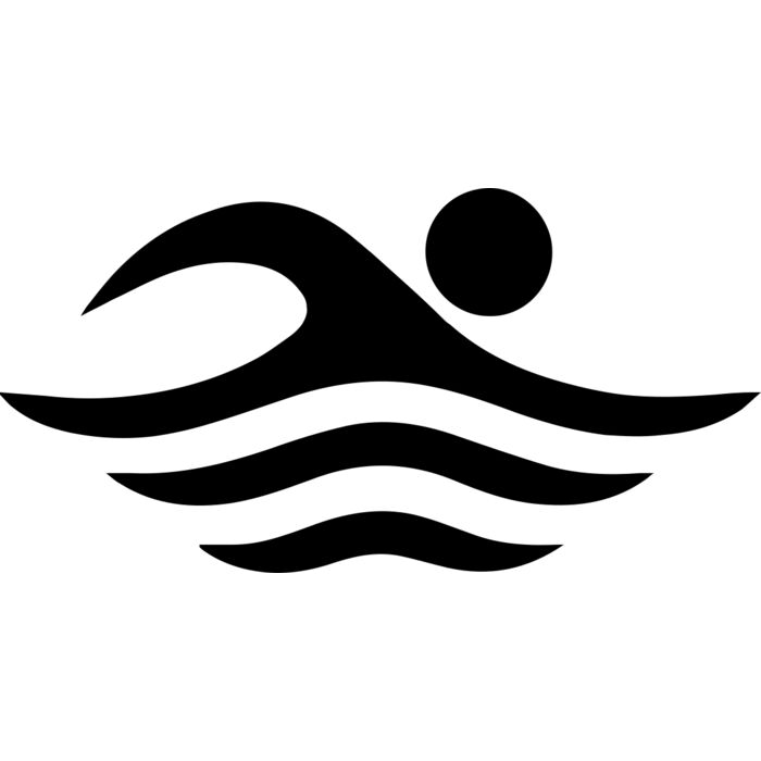 Swimming    Clipart 9 Vignette