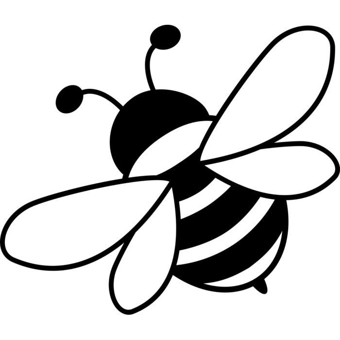 Bee   Clipart 2 Vignette
