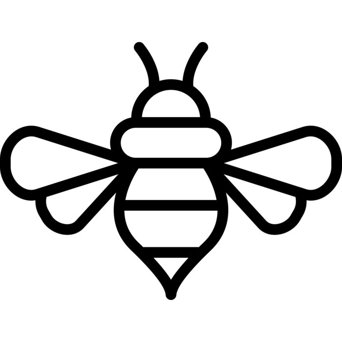 Bee   Clipart 3 Vignette