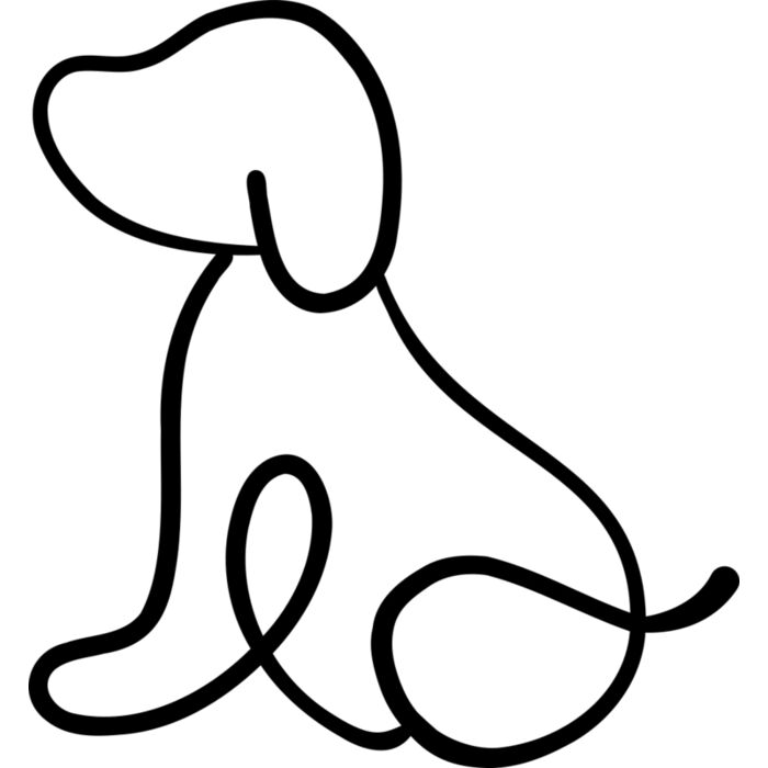 Dog   Clipart 2 Vignette